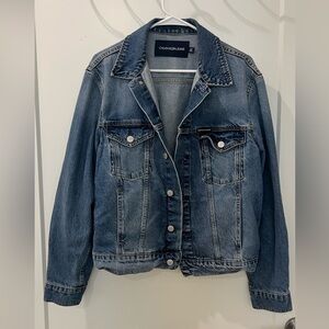 Calvin Klein Jeans Blue Jean Jacket Classic Style